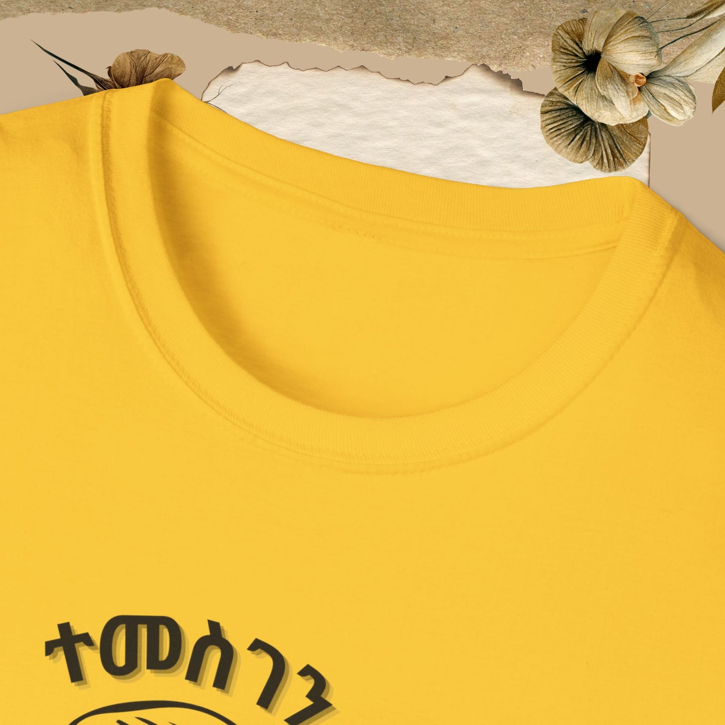 Tigrinya Design "Temesgen Sle Kulu neger"  Unisex Softstyle T-Shirt.