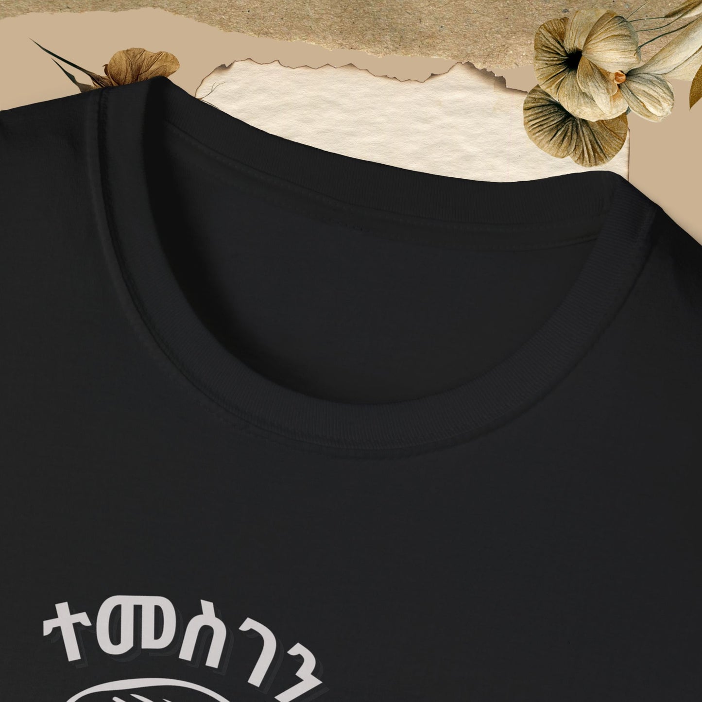 Tigrinya Design "Temesgen Sle Kulu neger"  Unisex Softstyle T-Shirt.