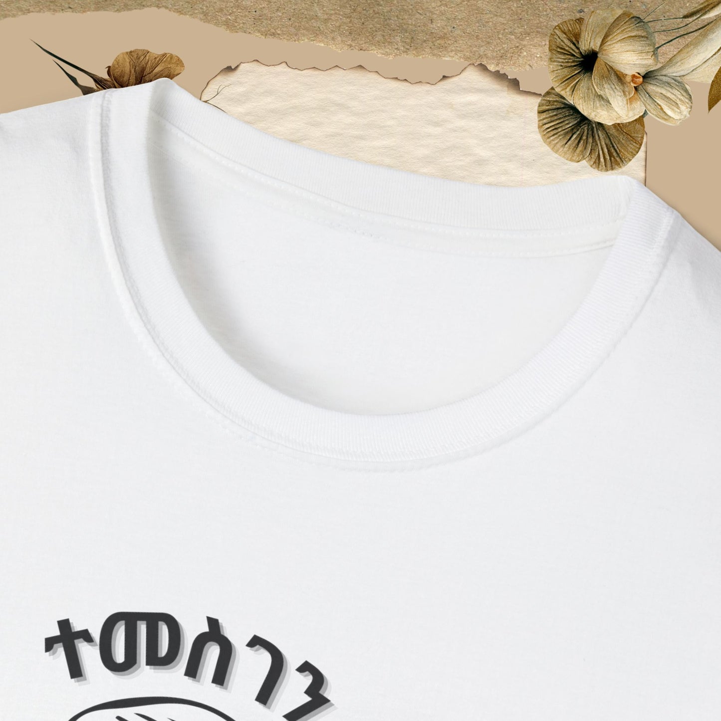 Tigrinya Design "Temesgen Sle Kulu neger"  Unisex Softstyle T-Shirt.