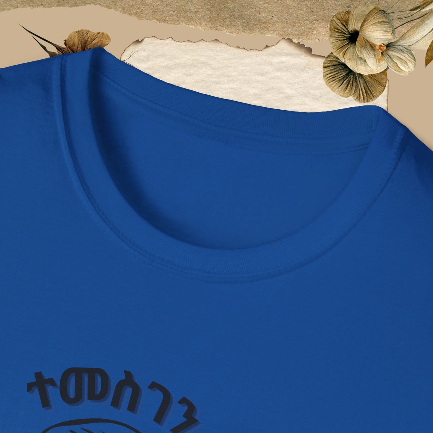 Tigrinya Design "Temesgen Sle Kulu neger"  Unisex Softstyle T-Shirt.