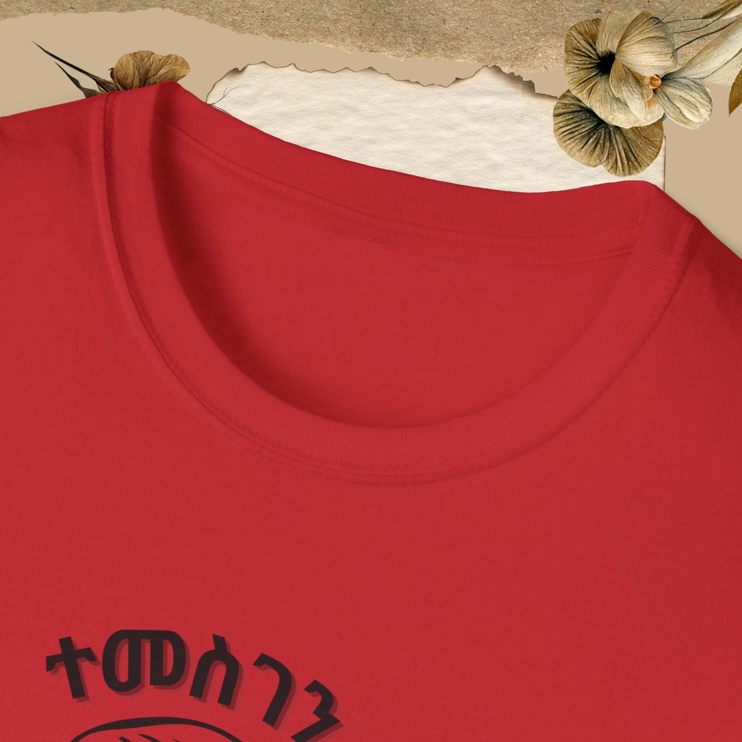 Tigrinya Design "Temesgen Sle Kulu neger"  Unisex Softstyle T-Shirt.